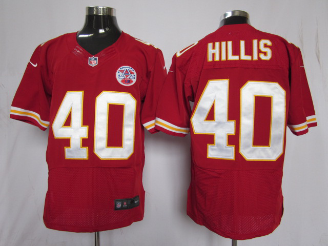 Nike Elite Jersey kansas city chiefs 40 hillis red